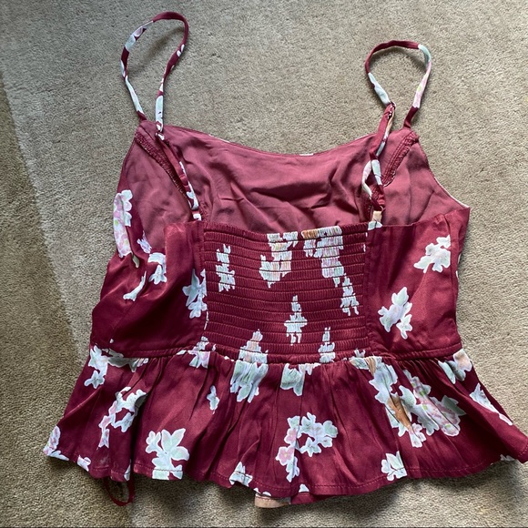 Free People April Printed Corset Top - Picture 3 of 4